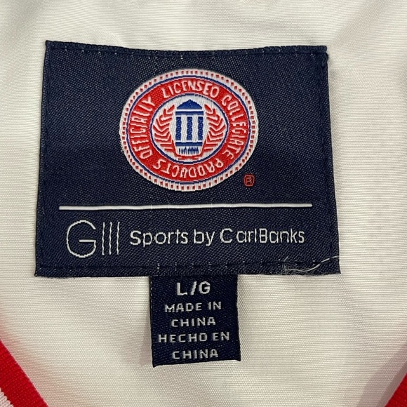 G-III Carl Banks NWT men's large Nebraska UNL Huskers wind resistant SS pullover - Picture 3 of 13